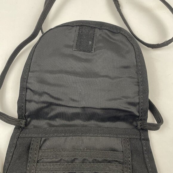 Columbia Mini Crossbody Purse Travel Wallet Card Slots Zip Pockets Black - Picture 8 of 10